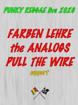 Zabrze Wydarzenie Koncert FARBEN LEHRE + THE ANALOGS + PULL THE WIRE + STACJA B.